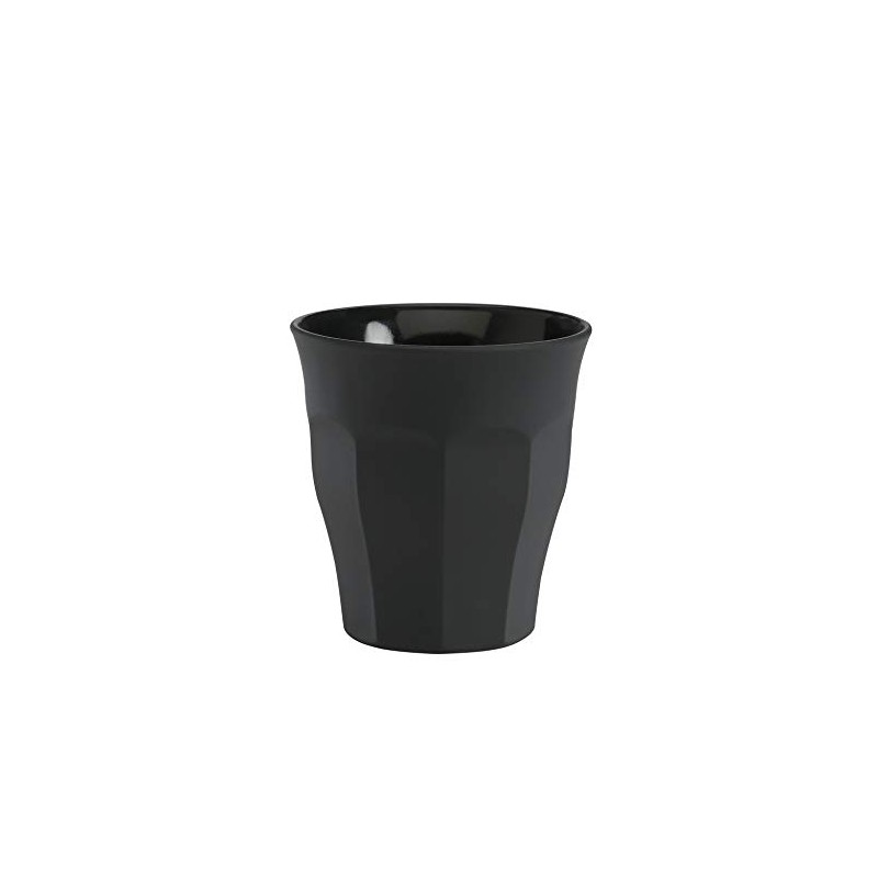 Duralex Picardie Stainless Steel Tumbler, Black, 90 ml Capacity (6