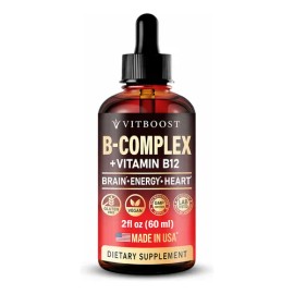 Vitboost Complejo B  Vitamina B12 Liquida Hecho En Usa                                                                                                