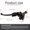 7/8" Right Handlebar Hydraulic Brake Master Cylinder Lever Pump for