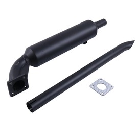 DVPARTS Muffler and exhaust pipe W/Gasket 15532-12050 67800-53410 Compatible with Kubota B20 B8200D B8200E B8200HST-D B8200HST-E
