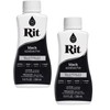 Rit All-Purpose Liquid Dye, 8 Ounce, Black - 2 Pack
