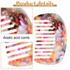 2PCS Mini Hair Comb Wide Tooth, Acetate Hair Detangling Comb