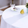Surmente Tablecloth 90 Inch Round Polyester Table Cloth for Weddings,
