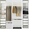 Acrylic Gold Pants Hangers with Adjustable Clips 10 Pack, Non-Slip