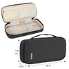 Teamoy Stethoscope Case for Stethoscope and Accessories Storage Black