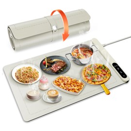 NEWKITCHEN Warming Mat for Food, (XL 24"x15") Food Warming Mat for Parties Buffet Upgrade Graphene Fast Full Surface Heating -Versatile Food Warmer for Gatherings, Parties, Everyday Use