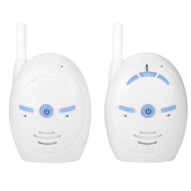 Digital Audio Baby Monitor with Intercom Function, Nanny Intercom Surveillance System Support Two-Way Audio, High Sensitivity Safety Alarm for Home/Baby/Pet (EU)