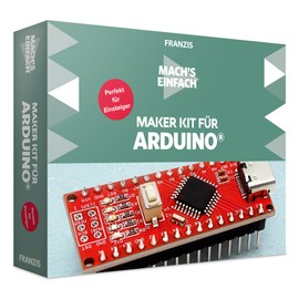 FRANZIS 671936 – Mach's Easy – Maker Kit for Arduino, Perfect for Beginners, White