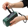Hand Crank Solar Radio AM FM SW1 SW2 Camping LED