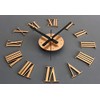 MilesDecor Luxury DIY 3D Wall Clock, Large & Frameless, Self-