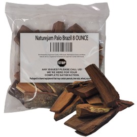 Naturejam Palo Brazil 8 Ounce Bulk Bag-Haematoxylum Brasiletto For Natural Tea aka Mexican Logwood, Palo de Tinto, Pernambuco