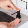 Matte Black Kitchen Sink Soap Dispenser GAPPO Countertop Pump Hand