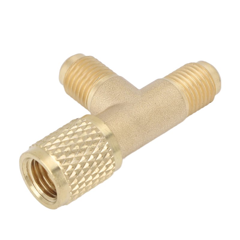 Pissente Quick Coupler Access Tee, Brass 1/4in SAE Interface Sturdy