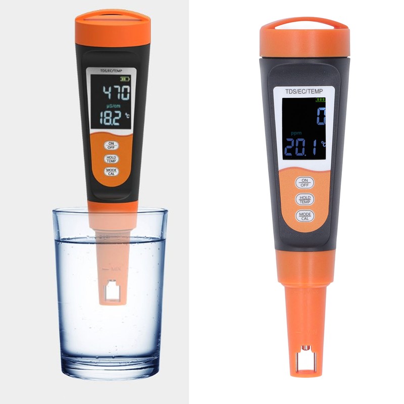 Water Quality Tester Pen High Accuracy TDS EC Meter Portable