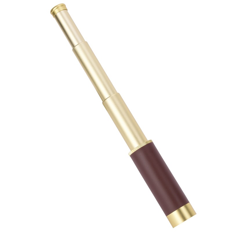 25X30 Pure Copper Vintage High Definition Magnification Telescopic Monocular Telescope
