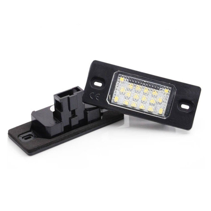 KATUR 1 Pair of Car License Plate Lights 18 LEDs