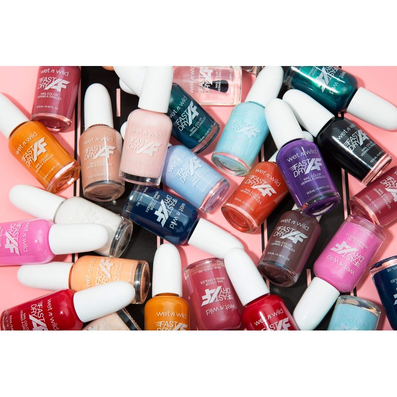 wet n wild Fast Dry AF Nail Polish Color, Pink