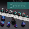 QMay DND Dice Sets - 6 X 7 Polyhedral Dice
