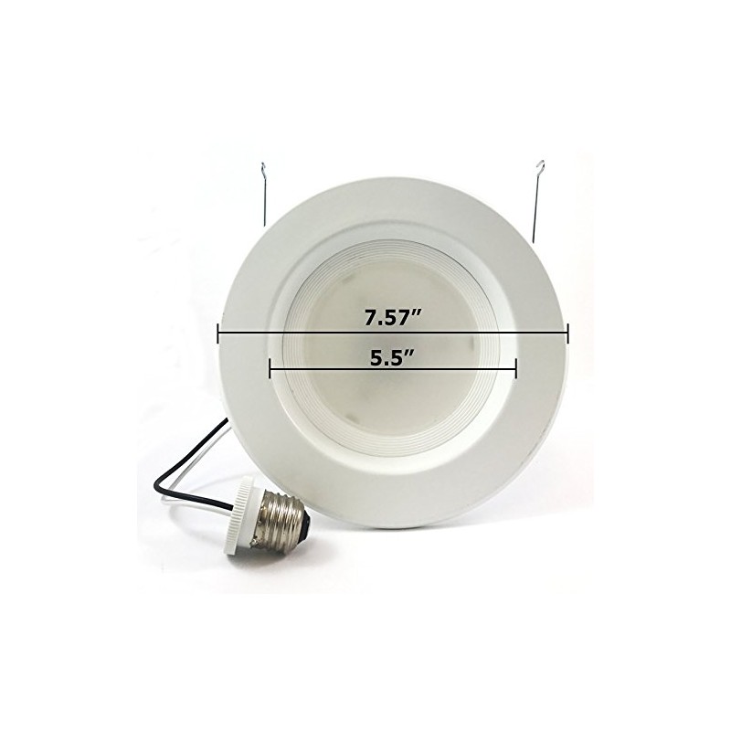 5-6 in Recessed LED 12W 3000K Retrofit Downlight Kit -