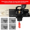 GOINGMAKE Metal Concealed Hinge Jig with Quick Clamp and Dust