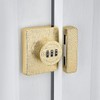 Wocoe Gold Cabinet Lock,Mechanical Password Lock,Anti Pry 3 Digit Password