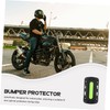 Mikinona Motorcycle Bumper Guard Black Plastic Fall Block for Motorbikes