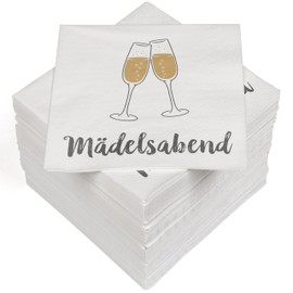 HEKU 30243-329 100 napkins, cellulose, ‘Mädelsabend' (German language)
