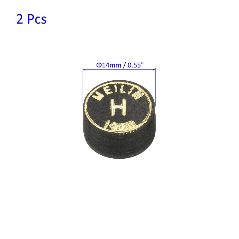 M METERXITY 2 Pack Pool Cue Tips - Laminated Billiard