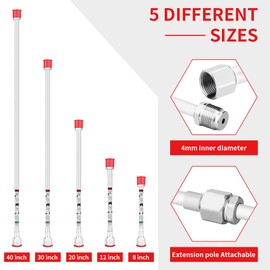 3600 PSI High Airless Paint Sprayer Gun with Nozzle Guard and 5 Spray Nozzle Tips（211, 313, 415, 517, 623） and 5 Airless Paint Sprayer Gun Filters and 5 Spray Painted Extension Pole Rods