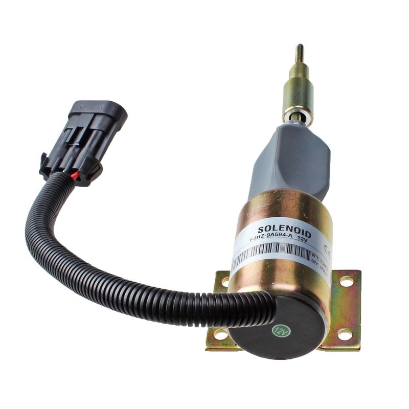 HOLDWELL Shut Down Solenoid F3HZ-9N392-D SA-4273-12 for Ford Heavy Duty