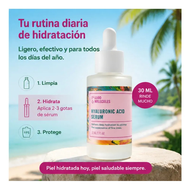 Sérum Hidratante Rellenador De Ácido Hialurónico 30 Ml