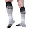 Doc Miller Open Toe Compression Socks Women and Men 20-30mmHg,