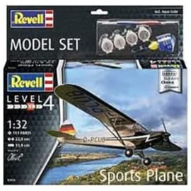 Revell 63835 Model Set Sports Plane Builder's Choice Faithful Model Kit for Advanced Users, with Basic Accessories, Unpainted