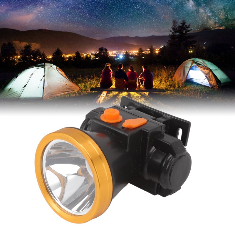 LED Headlamp Waterproof Rechargeable 3 Speed Adjustment Outdoor Headlamp for