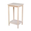 International Concepts Portman Accent Table, Unfinished