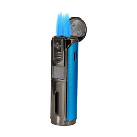 Rocky Patel Envoy 5 Torch Lighter - Gunmetal and Teal