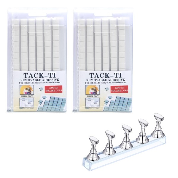 Yuswqin Nail Tip Stand, Set of 5, Nail Base, Nail