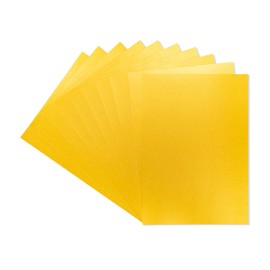 Crafter's Companion A4 Coloured Single Sided Old Gold – 300GSM (10 Sheet Pack) -Perfect for Arts and Crafts, Printing, Card Bases & Folding-Centura Pearl, One Size