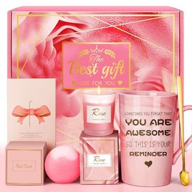 Regalos de cumpleaños para mujeres, mamá, hermana, amiga: juego único de cestas de relajación de spa de cuidado personal, día de la madre, Navidad, San Valentín, vacaciones, regalo para ella, novia, abuela, esposa, mejor amiga, compañera de trabajo