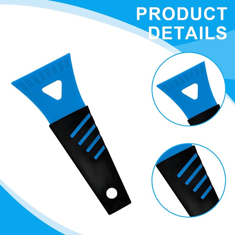EIHI Set of 3 ice scrapers for cars, ice scraper