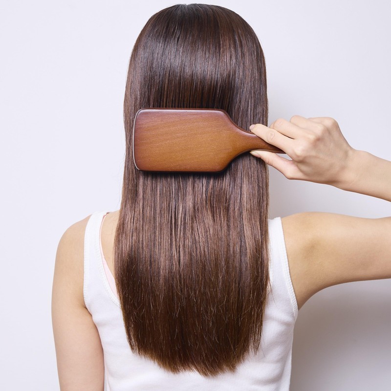 KAMIKA Wooden Paddle Brush (Scalp Massage Brush, Scalp Massage Brush,