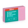 Pink Lined Index Cards 3x5 Ruled Note Cards 100 Count,