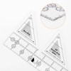 HARFINGTON 45 Degree Double Strip Quilting Template Ruler for Sewing,