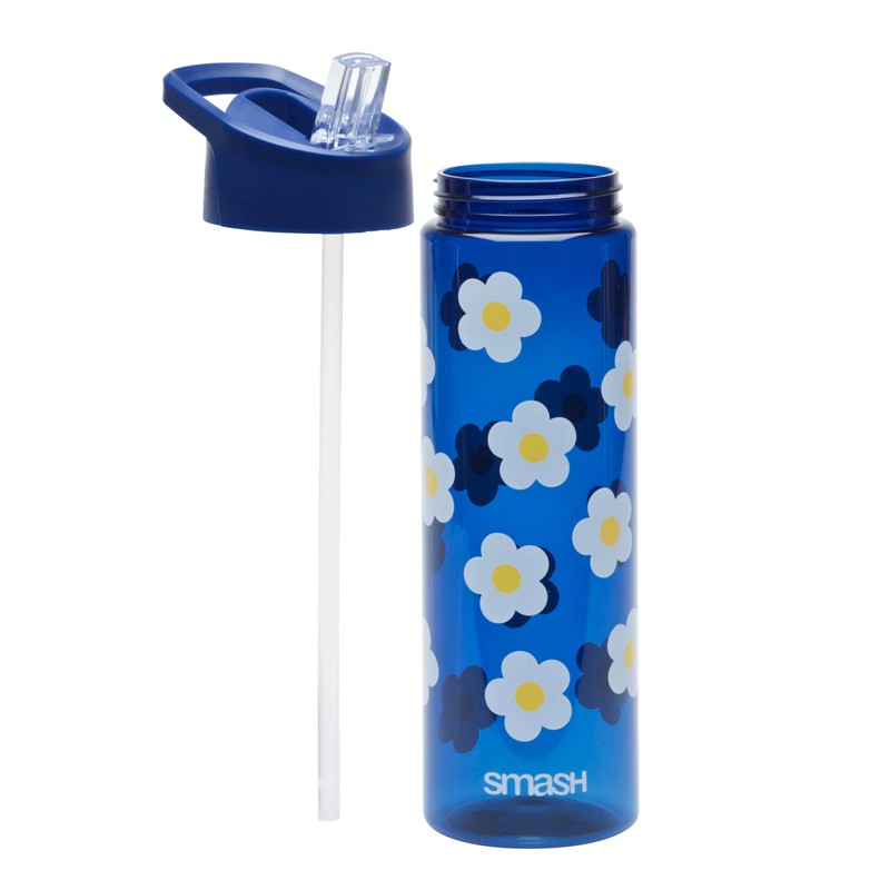 Smash Daisy Water Bottle with Straw 700ml