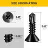 (400pcs) #10 x 5/8" for Sheet Metal Self Tapping Screws,