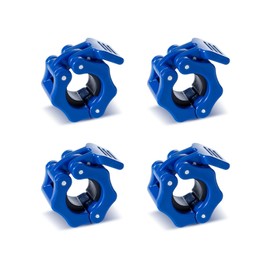 Slim Panda 1 inch Barbell Clips (Pack of 4), Non-Slip Quick Release Barbell Collars, Weight Locks Dumbbell Clips, Barbell Clamps for Fitness, Weightlifting, Strength Training