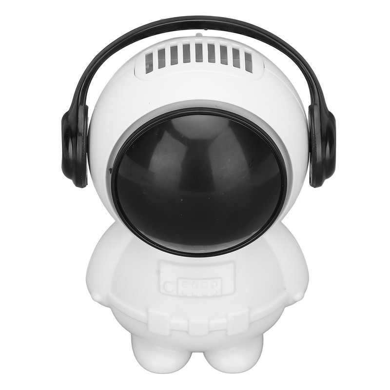 Portable Fan Spaceman Shaped 2 Speeds USB Rechargeable Mini Neck