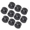 10PCS Motorcycle Head Bolt Cover Black Flat CNC Aluminum Engine