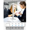 STOLAS Half Moon Light for Nail Desk with Phone Holder,