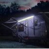 RecPro RV 12' Blue LED Awning Party Light | 12V | Mounting Channel | Black PCB